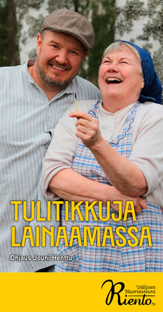 Välijoen Nuorisoseura Riento tulitikkuja lainaamassa somemainos